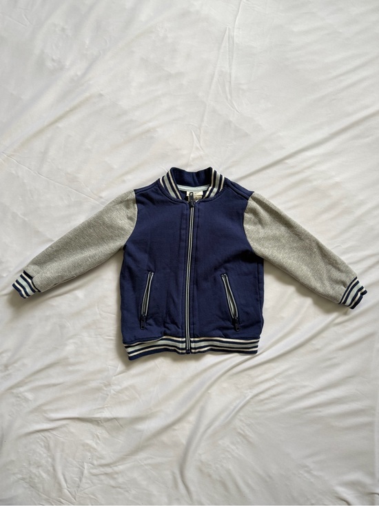 Aspen Other - Aspen Kids Boys 18M Navy Gray Varsity Bomber Full-Zip Jacket